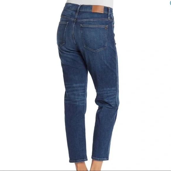 MADEWELL HIGH WAIST SKINNY STRAIGHT LEG JEANS - Picture 2 of 5